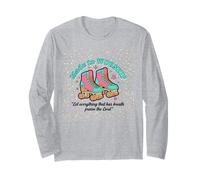 Created to Worship Retro Colorful Faith Long Sleeve T-Shirt