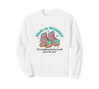 Created to Worship Retro Colorful Faith Sweatshirt