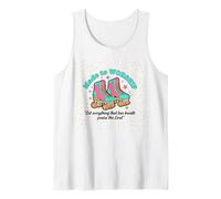 Created to Worship Retro Colorful Faith Tank Top