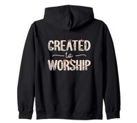 Created To Worship Zip Hoodie