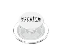 Created With A Purpose Christian Faith Cross PopSockets PopGrip for MagSafe