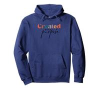 Created With A Purpose Christian Faith Inspiration Pullover Hoodie