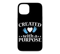 Created With A Purpose Pro Life Anti-abortion Case for iPhone 13