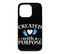 Created With A Purpose Pro Life Anti-abortion Case for iPhone 13 Pro