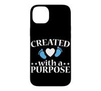 Created With A Purpose Pro Life Anti-abortion Case for iPhone 14 Plus