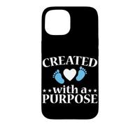 Created With A Purpose Pro Life Anti-abortion Case for iPhone 15