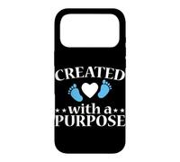 Created With A Purpose Pro Life Anti-abortion Case for iPhone 17 Pro Max
