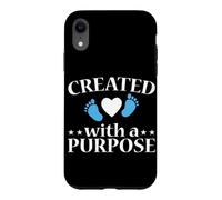 Created With A Purpose Pro Life Anti-abortion Case for iPhone XR