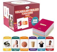CreateFun 299 Vocabulary Builder Flash Cards Speech Therapy, Autism, ESL