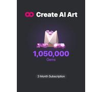 CreatePorn.com Subscription 1050k Gems/Mo 3 Months - CreatePorn Key - GLOBAL