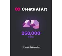 CreatePorn.com Subscription 250k Gems/Mo 12 Months - CreatePorn Key - GLOBAL