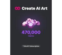 CreatePorn.com Subscription 470k Gems/Mo 1 Month - CreatePorn Key - GLOBAL