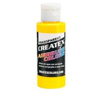 Createx Airbrush Paint, Transparent Brite Yellow, 4 oz (5114-04)