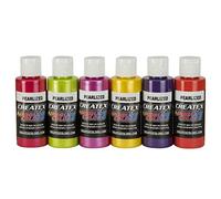 Createx Colors 5811-00 Pearl Sample Airbrush Set, 2oz.