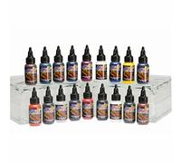 Createx Illustration OPAQUE Colors airbrush Kit 12 colors 30 ml