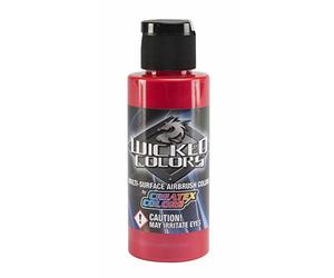 Createx Wicked Colors W303 Pearl Red 2oz. water-based universal airbrush paint. by SprayGunner by Wicked Colors