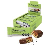 Creatime Creatine Protein Bars - High Protein, Low Sugar, Low Carb Snack with Collagen for Strength & Recovery - 15g Protein, 3g Creatine, 144 Calories - 50g x 12 (Cookie Crunch)