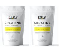 Creatine 3000mg (per Serving) - 90 Micronised Creatine Monohydrate 750mg Vegan Capsules - UK Made (Pack of 2)