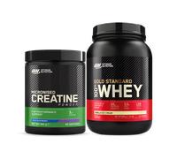 Creatine Blue Raspberry & Whey Gold Standard Vanilla Ice Cream
