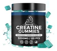 Creatine Gummies 5000mg 120 Gummies - Added L-Taurine, BCAA's, Collagen, B12 - Pure Creatine Monohydrate for Muscle Recovery, Strength & Performance - Mixed Berry Flavour (1 Month Supply)