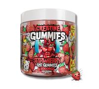 Creatine Gummies 5000mg 120 Gummys 30/60 Days Supply Creatine Monohydrate Energy Gummys - Accelerates Muscle Growth - Vegan & Reduced Sugar - for Men & Women (120 Gummies, Strawberry)
