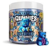 Creatine Gummies 5000mg 120 Gummys 30 Days Supply Creatine Monohydrate Energy Gummys - Accelerates Muscle Growth - Vegan & Reduced Sugar - for Men & Women (120 Gummies, Blueberry)