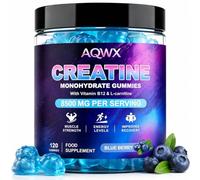 Creatine Gummies 8500 MG Complex, Creatine Monohydrate Gummies with B12 & L-Taurine for Muscle Growth, Pre-Workout Gummies for Men & Women