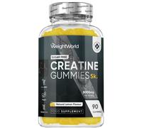 Creatine Gummies 90ct Lemon Flavor 1 Month Supply Vegan & Sugar-Free
