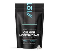 Creatine Monohydrate 3000mg - 90 Vegan Tablets - Proven to Increase Physical Performance - Resealable and Recyclable Pouch by Alpha01