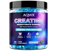 Creatine Monohydrate Gummies Complex | Muscle Growth, Strength & Energy Support | Enhanced with Taurine & Vitamin B12 | 120 Gummies| Pre-Workout Supplement for Men & Women
