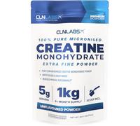 Creatine Monohydrate Powder | 1kg 11+ Months | Unflavoured | UK | Men/Women