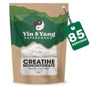 Creatine Monohydrate Powder - 300g (85 Servings) - 100% Pure Micronised Creatine Powder - Strength, Power & Performance Support - Unflavoured - by Yin & Yang Superfoods