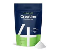 Creatine Monohydrate Powder 500g - Pure Micronized Creatine for Men & Women - 147 Servings (5 Month Supply) - 200 Mesh Superior Mixability - Unflavoured, Vegan & Lab Tested - 4HIM&HER