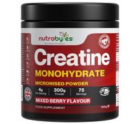 Creatine Monohydrate Powder | Micronised Creatine | Men & Women | Vegan (Mixed Berry Flavour)