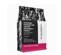 Creatine Monohydrate Powder with Lion's Mane & Cordyceps Mushroom Extracts, 5g Micronised Creatine Monohydrate Per Serving, Berry Flavour, 100 Servings
