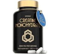 Creatine Monohydrate Tablets 3000mg - Easy to Swallow - 120 Capsules