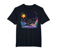 Creating 5th Grade Magic: Enchanting Education Journey T-Shirt, Men's Big and Tall, Black, 4X Tall