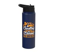 Creating a Backdrop for Dreams to Unfold - Drywall Stainless Steel Insulated Water Bottle