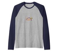 Creating First Grade Memories Raglan Baseball Tee, Men, Navy/Athletic Heather, XL