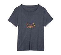 Creating First Grade Memories T-Shirt, Women's Plus, Heather Blue, 2X