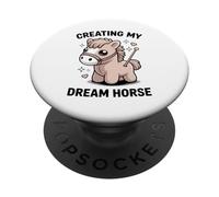 Creating My Dream Horse Kawaii Pastel Pony PopSockets Adhesive PopGrip