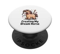 Creating My Dream Horse Kawaii Pastel Pony PopSockets Adhesive PopGrip