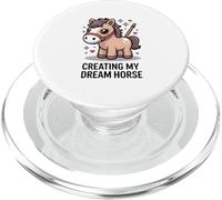 Creating My Dream Horse Kawaii Pastel Pony PopSockets PopGrip for MagSafe