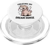 Creating My Dream Horse Kawaii Pastel Pony PopSockets PopGrip for MagSafe