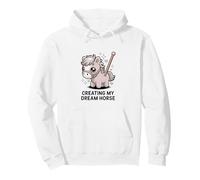 Creating My Dream Horse Kawaii Pastel Pony Pullover Hoodie