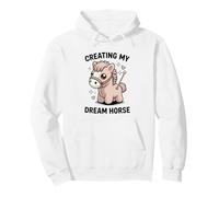 Creating My Dream Horse Kawaii Pastel Pony Pullover Hoodie