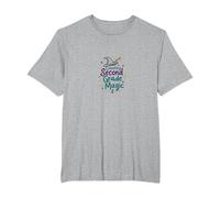 Creating Second Grade Magic T-Shirt, Men's Big and Tall, Heather Grey, 4X Tall