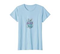 Creating Second Grade Magic T-Shirt, Women, Baby Blue, XXL