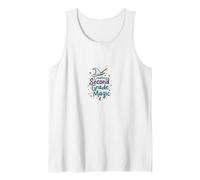 Creating Second Grade Magic Tank Top, Men, White, XL