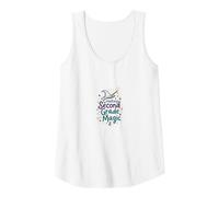 Creating Second Grade Magic Tank Top, Women, White, XL